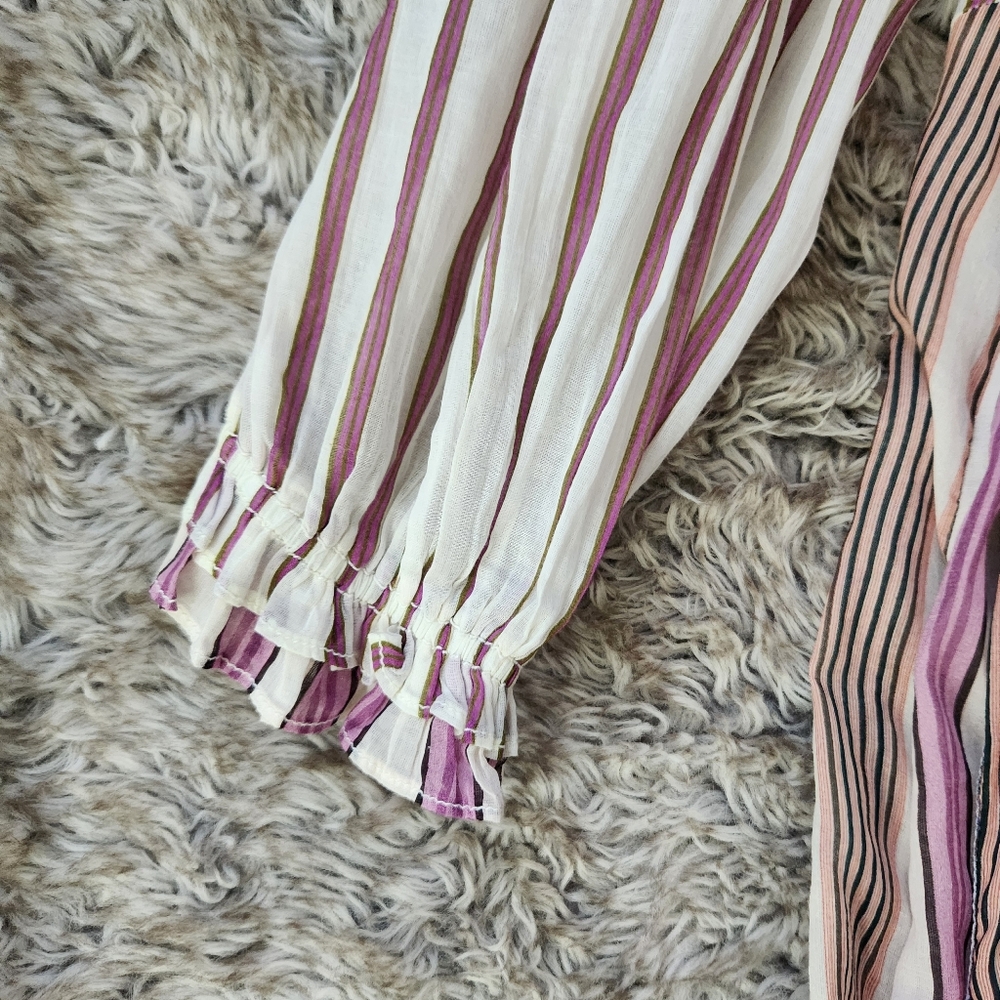 Free People Sweet Dreams Maxi Dress In Ivory Tea Combo Women's‎ Size XS/S - Picture 9 of 16